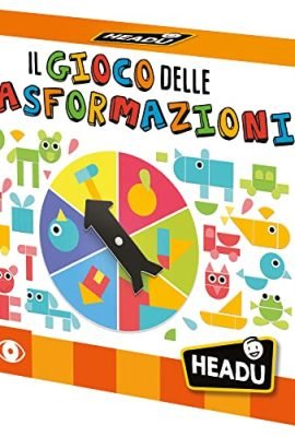 Headu The Transformation Game: Create with Imagination – IT53603 – Educational Toy for Children Aged 3–6 Years, Made in Italy