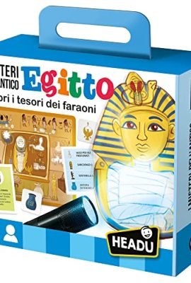 Headu – The Mysteries of Ancient Egypt: Discover the Treasures of the Pharaohs | IT53719 – Educational Game for Children Aged 5–8, Made in Italy