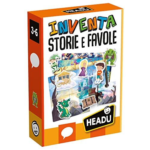 Headu Inventa Storie E Favole Creatività Linguistica E Fantasia It22236 Gioco Educativo Per Bambini 3-6 Anni Made In Italy