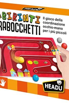 Headu Labyrinths & Traps – The Eye-Hand Coordination Game | IT53566 – Educational Game for Children Aged 3–6 Years | Made in Italy