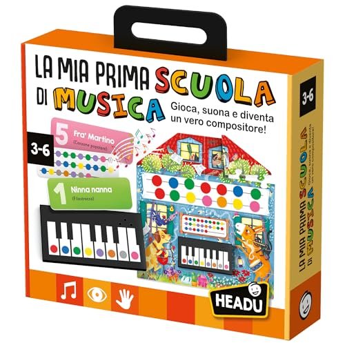 Headu La Mia Prima Scuola Di Musica Gioca Suona E Crea It57243 Gioco Educativo Per Bambini 3-6 Anni