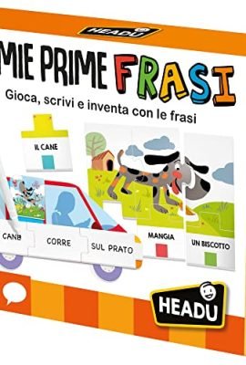 Headu My First Phrases: Play, Write & Invent with Sentences – IT25381 Educational Game for Children Aged 4–6 Years, Made in Italy