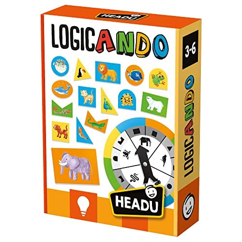 Headu Logicando Classifica E Sviluppa Il Pensiero Logico It51647 Gioco Educativo Per Bambini 3-6 Anni Made In Italy