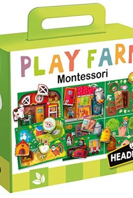 Headu Play Farm Montessori: First Discoveries on the Farm – MU23608 | Educational Toy for Children Aged 2–4 Years | Made in Italy