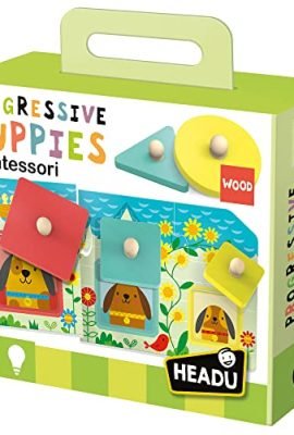 Headu Progressive Babies Montessori: From Largest to Smallest – Mu53641 Educational Toy for Children Aged 2–4 Years, Made in Italy