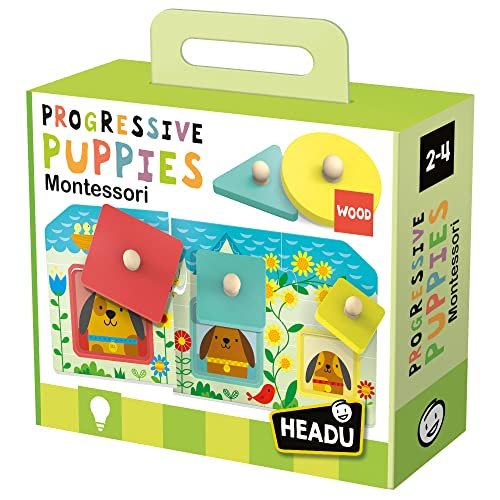 Headu Progressive Babies Montessori Da Più Grande Al Più Piccolo Mu53641 Gioco Educativo Per Bambini 2-4 Anni Made In Italy