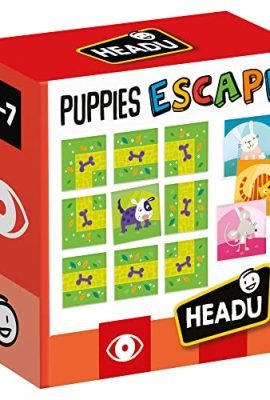 Headu Puppies Escape: Topological Concepts for the Littlest Ones – MU51296 – Educational Game for Children Aged 4–6 Years, Made in Italy