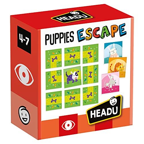 Headu Puppies Escape Concetti Topologici Per I Più Piccoli Mu51296 Gioco Educativo Per Bambini 4-6 Anni Made In Italy