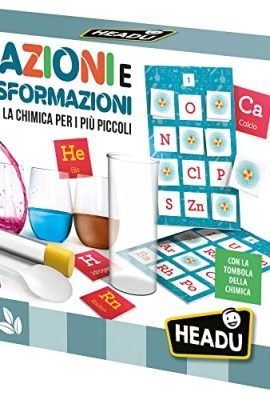 Headu Reactions & Transformations: Chemistry for the Little Ones – IT53801 Scientific Game for Children Aged 8–12, Made in Italy