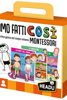 Headu We Are Made Like This Montessori Discover How We Are Made It28108 Educational Game for Children Aged 3–5 Years Made in Italy