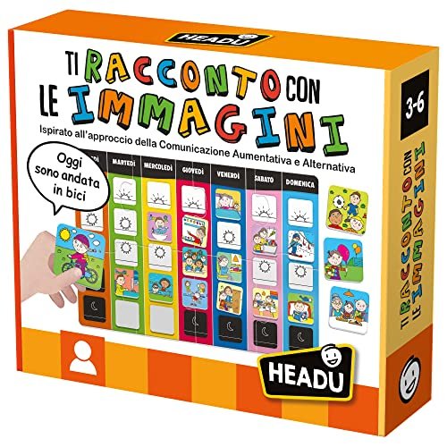 Headu Ti Racconto Con Le Immagini Ispirato All’Approccio Della Comunicazione Aumentativa E Alternativa It55140 Gioco Educativo Per Bambini 3-6 Anni Made In Italy