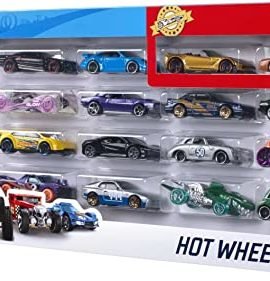Hot Wheels 20-Car Pack – Assorted 1:16 Scale Toy Vehicles – The Perfect Gift for Kids and Collectors Aged 3 to 93! Start your collection instantly with this beginner-friendly set—ideal for party favors, giveaways, or as a fun addition to any toy collection. H7045