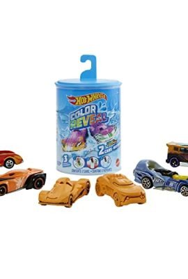 Hot Wheels Color Reveal 2-Vehicle Pack, 1:64 Scale, Color-Changing Cars, Toy for Kids Ages 3+, GYP13