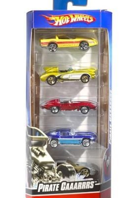 Hot Wheels 5-Piece Vehicle Set, Hot Wheels Cars at 1:64 Scale with Authentic Details – Choose from a Variety of Themes and Models to Collect Them All! Toy for Kids, Ages 3+, 01806