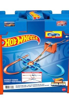 Hot Wheels Track Builder Deluxe Stunt Set, Playset with Assorted Track Components, Toy for Kids 4+ Years, GGP93