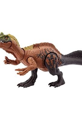 Jurassic World - Irritator Dinosaur Wild Roar, articulated action figure with attack action and roaring sound, toy for children aged 4+, HLP22