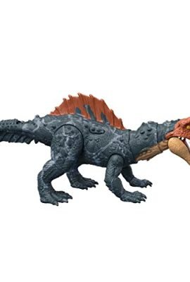Jurassic World Dominion - Carnivorous Dinosaurs with Attack Actions, Siamosaurus Action Figure, Advanced Mobility, Classic & Digital Play, Toy for Kids 4+ Years, HDX51