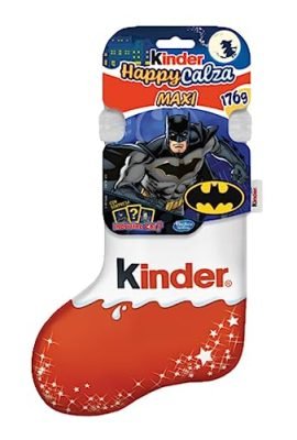 Kids’ Befana Stocking – Batman, Assorted Chocolate Snacks, 176 g