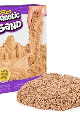 Kinetic Sand 2.5 kg - Original Kinetic Sand from Sweden, Natural Brown, Widely Used in Kindergartens, Ideal for Creative Sand Play, Suitable for Children Aged 3 and Up