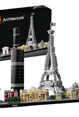 LEGO 21044, Architecture Paris, Featuring the Eiffel Tower & Louvre Museum, Monument Modeling, Skyline Collection Set