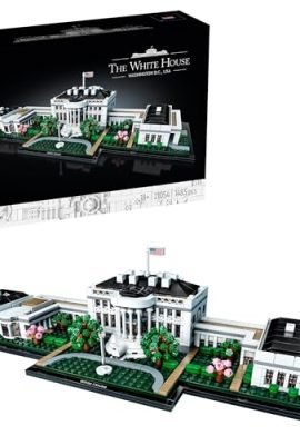 LEGO 21054 Architecture The White House, Buildable Model Kit, DIY Collection Project, Home Decor Set, Creative Hobby for Adults