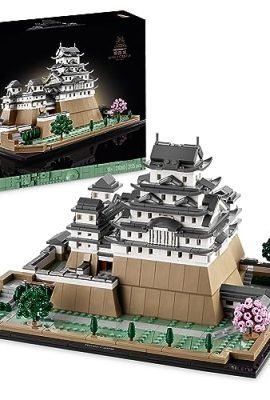 LEGO 21060 Architecture Himeji Castle, Adult Model Kit – Monument Collection, Creative Gift Idea for Japanese Culture Fans with a Cherry Blossom Tree to Build