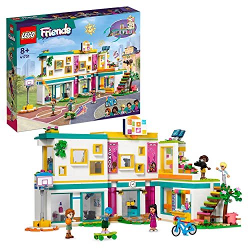 LEGO 41731 Friends La Scuola Internazionale di Heartlake City, Giochi per Bambine e Bambini con Edificio Modulare, 5 Personaggi 2023 e Accessori, Idee Regalo di Natale per Bambine e Bambini da 8 Anni
