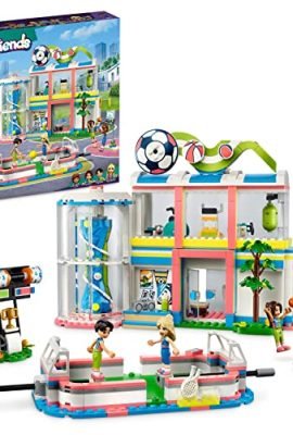 LEGO 41744 Friends Sports Center with Soccer, Basketball, and Tennis Playsets plus Climbing Wall & 4 Mini Dolls, Heartlake City Games, Christmas Gifts for Boys and Girls Ages 8+
