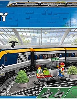 LEGO 60197 City Passenger Train, Remote-Controlled Toy for Kids Aged 6–12, Bluetooth Remote Connection