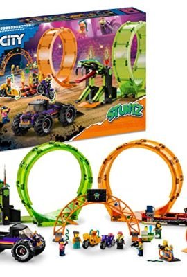 LEGO 60339 City Stuntz Stunt Arena, Monster Truck, Ride-On Toy with Minifigure, Games for Boys and Girls, Gift Ideas