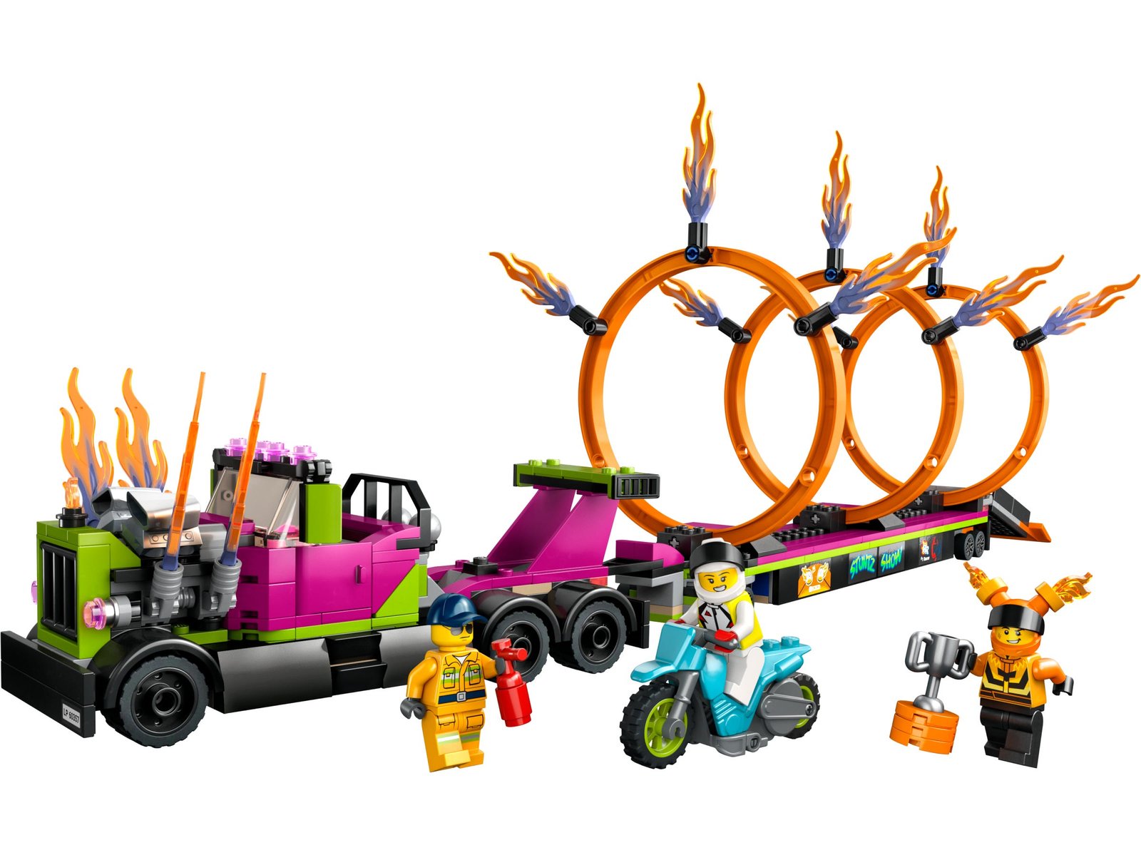 LEGO 60357 - Stunt Truck: sfida dell'anello di fuoco