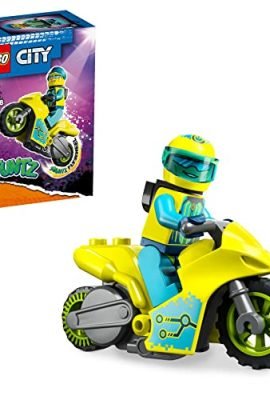 LEGO 60358 City Stuntz Cyber Stunt Bike – Motorized Toy Motorcycle for Jumps and Stunts, Perfect for Boys and Girls, Great Little Gift Ideas
