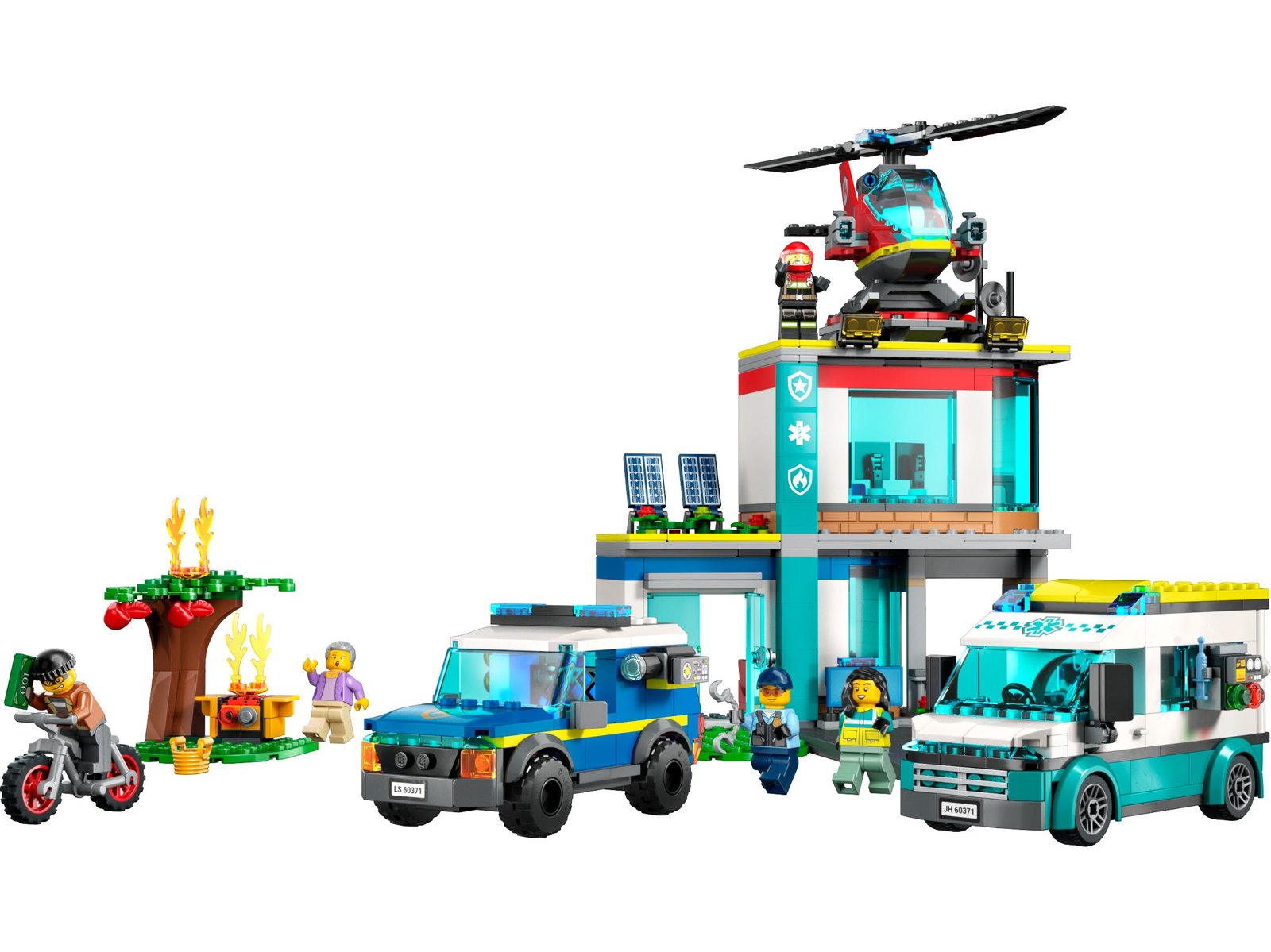 LEGO 60371 - Quartier generale veicoli d'emergenza