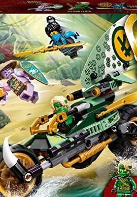 LEGO 71747 NINJAGO The Guardians’ Village – Buildable Model with Dragon Prison Toy, Minifigures Cole, Jay, and Kai, Games for Kids Ages 7+