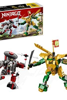 LEGO 71781 NINJAGO Lloyd’s Battle Mech – EVOLUTION, Set with 2 Action Figures and Upgrades, Games for Kids Ages 6+ with Minifigures