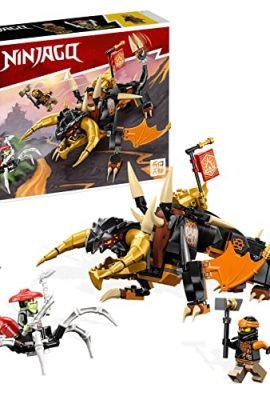 LEGO 71782 NINJAGO Cole’s Earth Dragon – EVOLUTION, Buildable Toy Dragon for Kids with Battle Scorpion Figure and 2 Minifigures