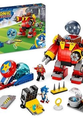 LEGO 76993 Sonic the Hedgehog: Sonic vs. Dr. Eggman’s Robot Death Egg – A Playset for Boys and Girls with Speed Ball, Launch System & 6 Characters – Perfect Gift for Kids Ages 8+