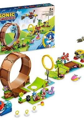 LEGO 76994 Sonic the Hedgehog Death-Defying Loop Challenge in Sonic’s Green Hill Zone – Building Toy for Kids, Boys & Girls, Featuring 9 Characters Including Dr. Eggman and Amy
