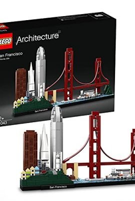 LEGO Architecture San Francisco, Building Kit, Creative and Relaxing Gift, Skyline Collection for Adults and Kids 12+ Years, 21043