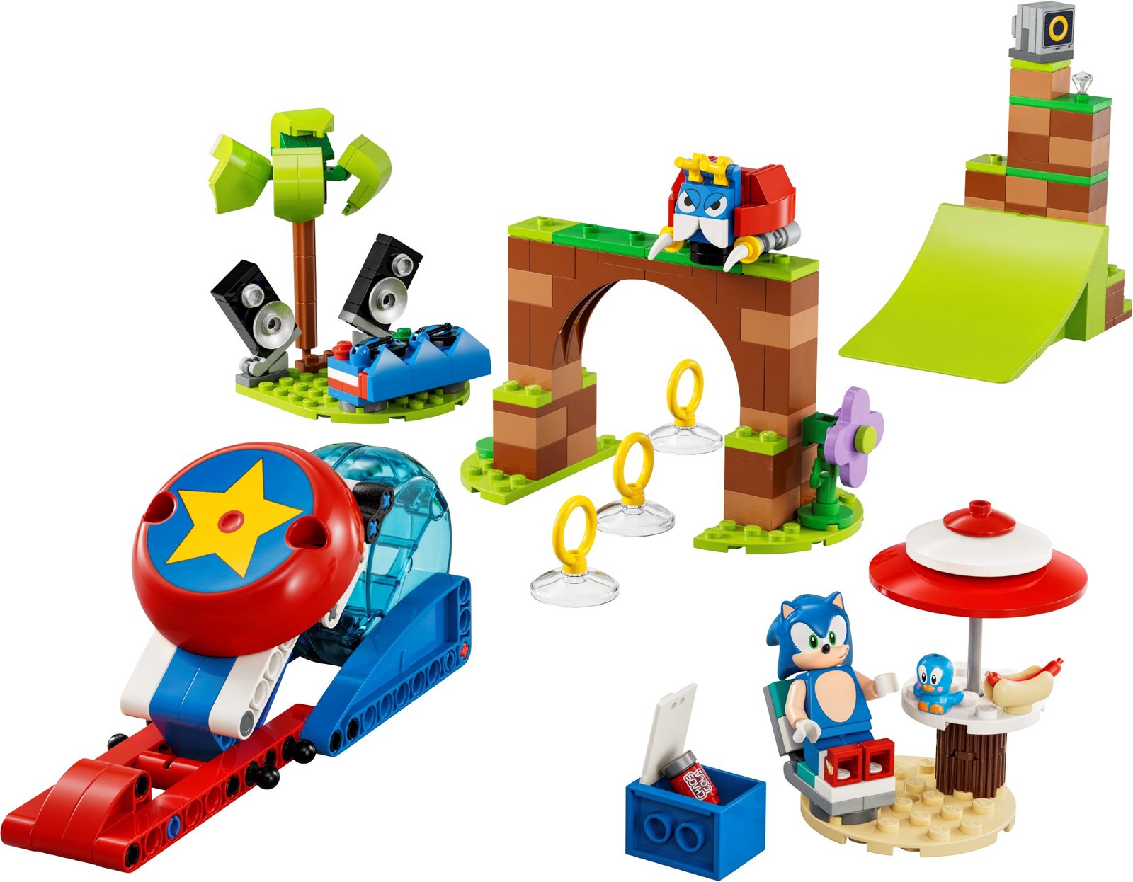 LEGO LEGO® Sonic the Hedgehog™ 76990 - Sfida della sfera di velocità di Sonic
