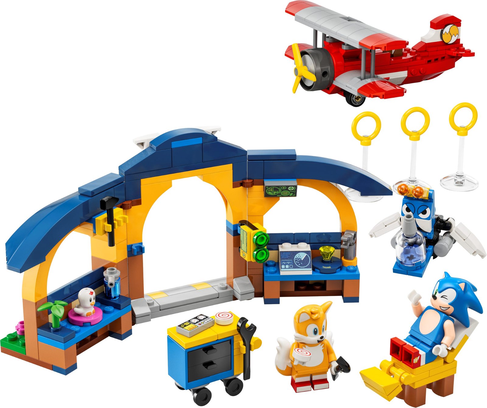 LEGO LEGO® Sonic the Hedgehog™ 76991 - Laboratorio di Tails e Aereo Tornado