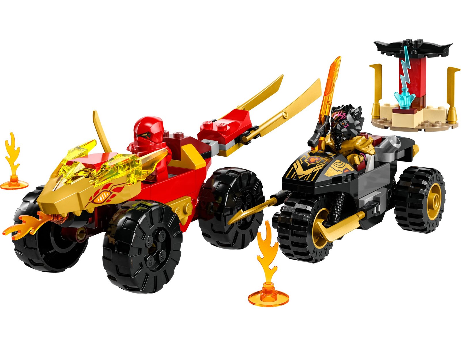 LEGO NINJAGO® 71789 - Battaglia su auto e moto di Kai e Ras