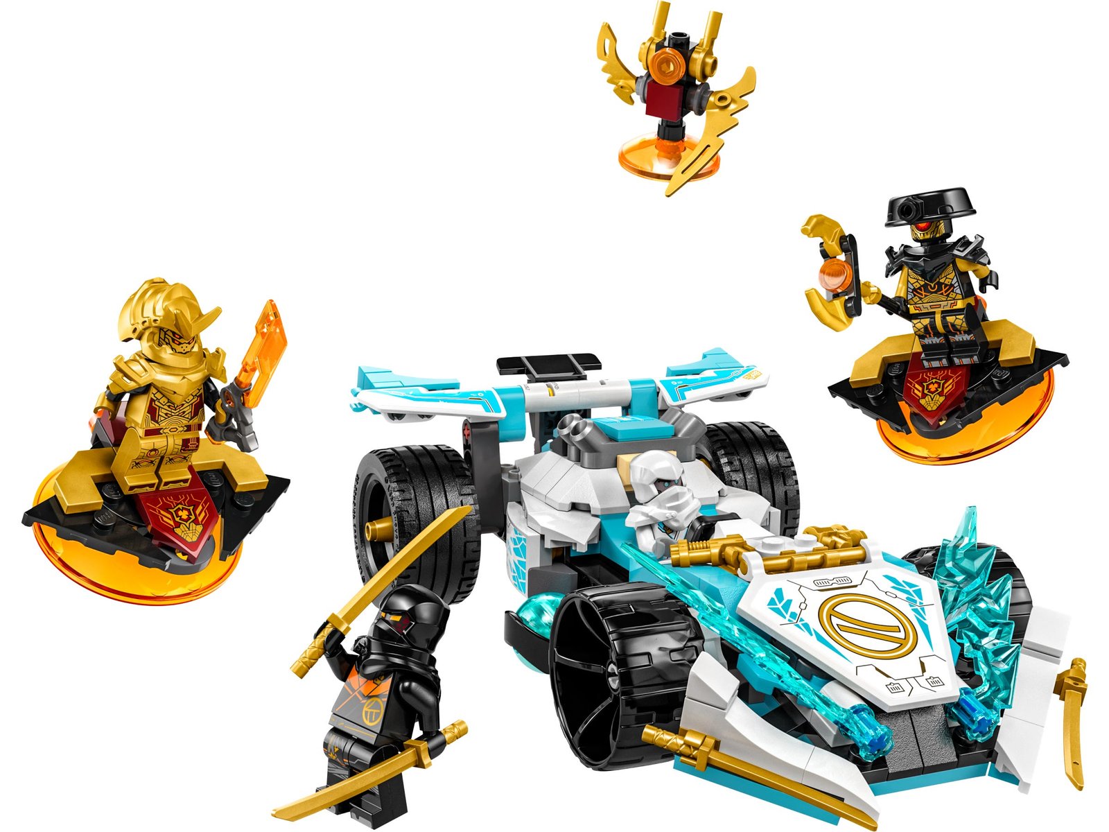 LEGO NINJAGO® 71791 - Auto da corsa Spinjitzu Dragon Power di Zane