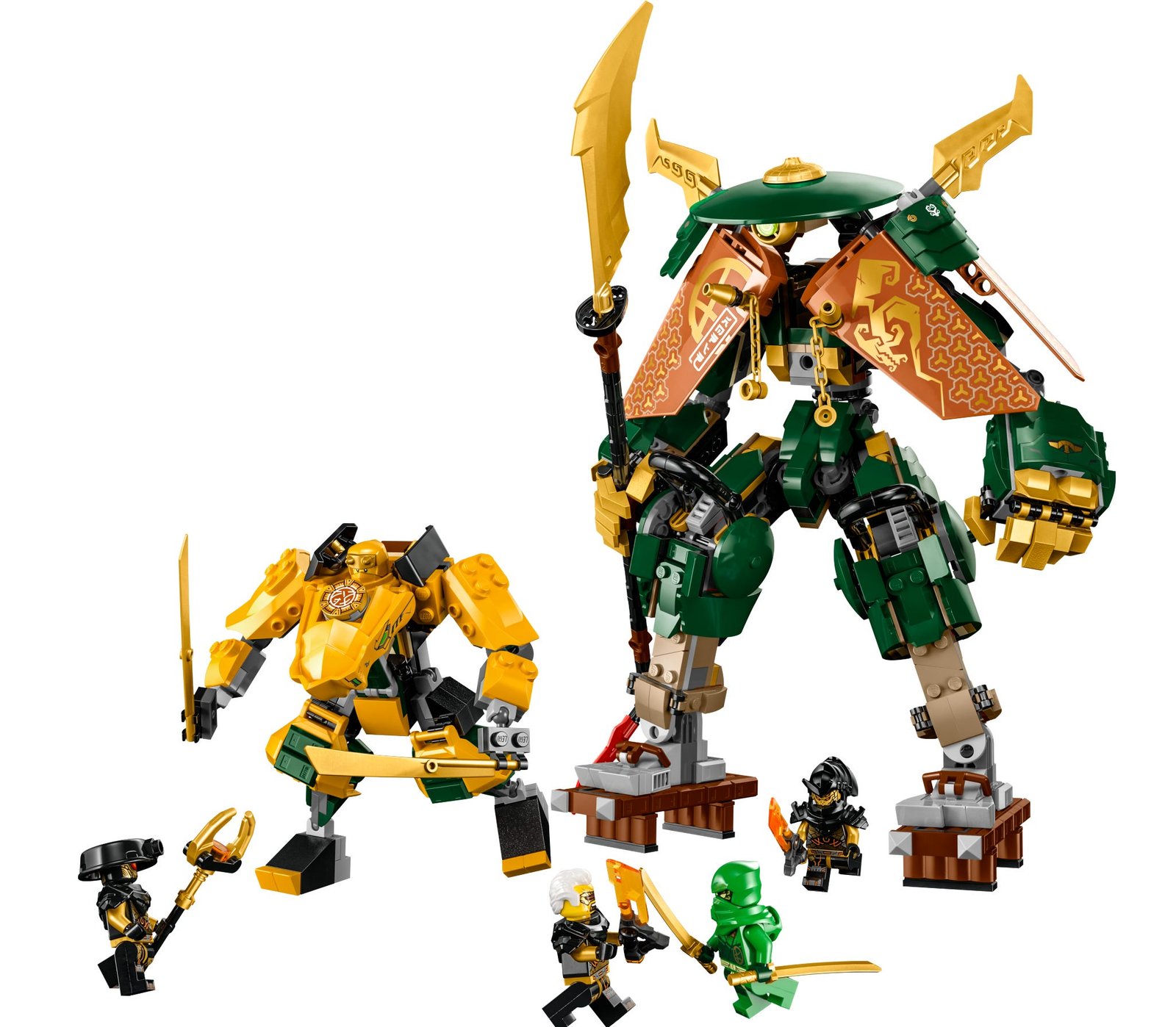 LEGO NINJAGO® 71794 - Team Mech Ninja di Lloyd e Arin