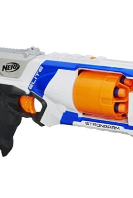 Nerf Elite - Strongarm (blaster with rotating barrel and rapid-fire launch featuring 6 darts).