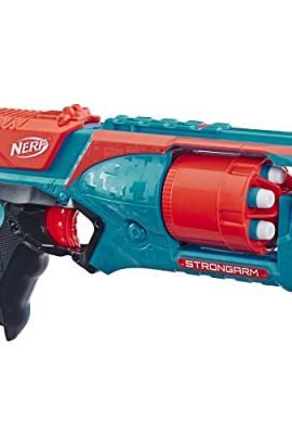Nerf Elite - Strongarm Orange (Rotating Barrel Blaster with Rapid Fire, Includes 6 Original Nerf Elite Darts)