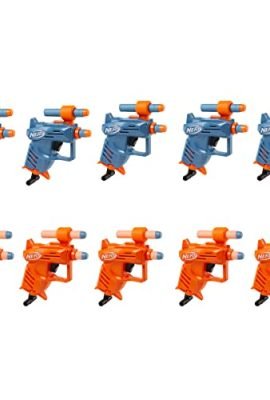 Nerf Elite, Ace SD-1 Party Pack: 10 blasters and 20 original Nerf Elite darts, featuring a rear-action loading grip, a built-in sight, and an Amazon exclusive!