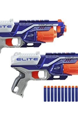 Nerf Elite Disruptor 2-Pack: 2 Disruptor Blasters, 12 Nerf Elite Darts, 6-Dart Rotary Drum