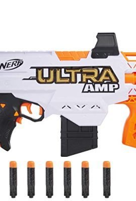 Nerf Ultra Amp - Motorized Blaster with 6 Darts and Clip, 6 Nerf Ultra Darts Compatible Only with Nerf Ultra Darts