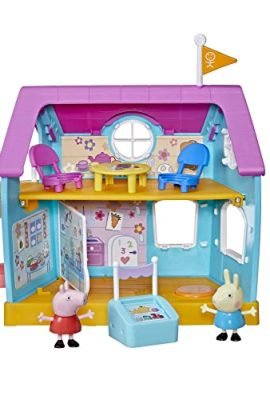 Peppa Pig, Peppa Pig’s Clubhouse, a preschool children’s game with sound effects, featuring 2 characters and 7 accessories, suitable for ages 3 and up.